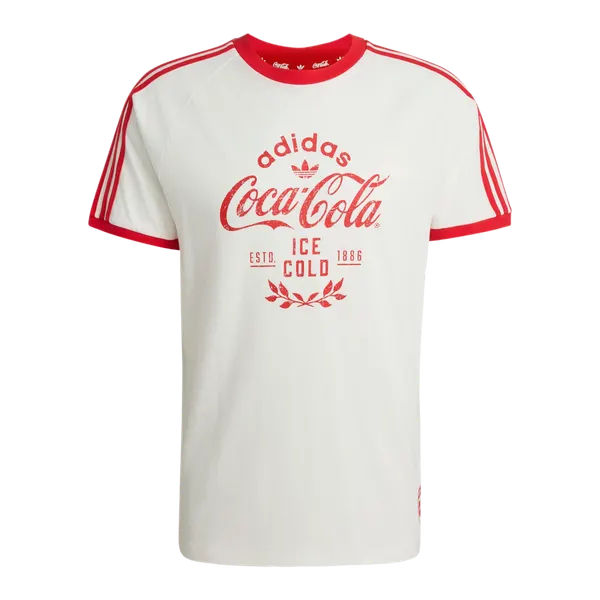 아디다스X코카콜라 클래식 스포츠 캘리 티 Adidas x Coca-Cola Classic Sport Cali T-Shirt White - KR Sizing KY2114