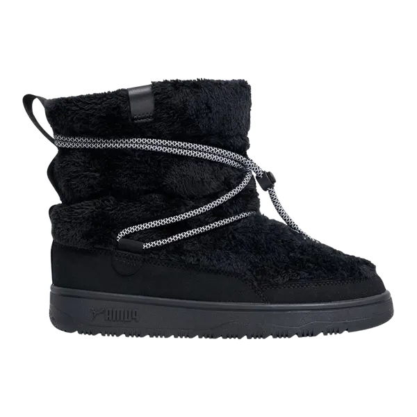 푸마 스노우배 스웨이드 우먼스 (W) Puma Snowbae Suede Puma Black Flat Dark Gray 402175-01