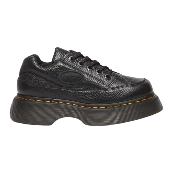 닥터마틴 버즈 5i (W) Dr. Martens Buzz 5-Eye Milled Nappa Leather Shoes Black 41060001
