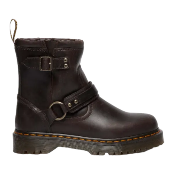 닥터마틴 애니스톤 하네스 앵클 부츠 Dr. Martens Anistone Harness Boots Dark Brown 41870200