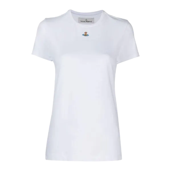 비비안 웨스트우드 ORB 페루 반소매 티셔츠 (W) Vivienne Westwood Orb Peru T-Shirt White 3G010017-J001M-A401