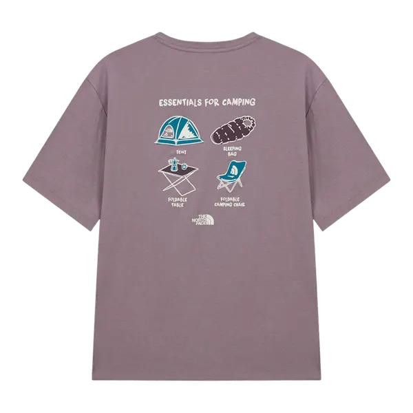 노스페이스 NT7US24B 남성 캠프홀릭 반팔 티 GRAYISH LILAC The North Face Campholic S/S R/T-Shirt Grayish Lilac - 26SS NT7US24B
