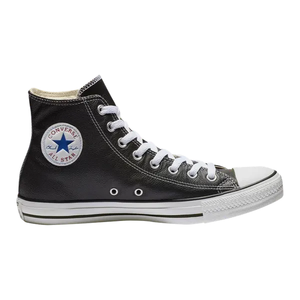 컨버스 척테일러 올스타 클래식 레더 블랙 Converse Chuck Taylor All Star Hi Leather Black 132170C