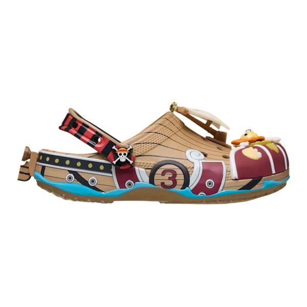 크록스 원피스 사우전드 써니 호 클래식 클로그 Crocs x One Piece Thousand Sunny Classic Clog Multi 212126-90H