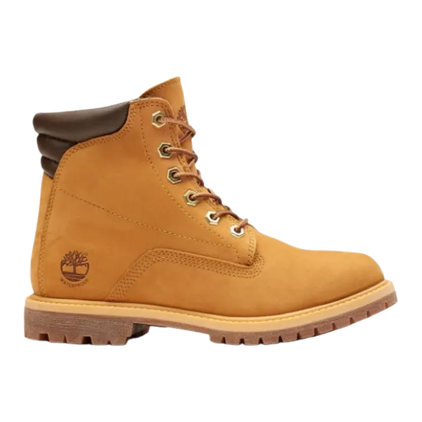 팀버랜드 여성 워터빌 6인치 부츠 위트브라운 (W) Timberland Waterville 6 inch Waterproof Worker Boots Wheat Brown - Wide TB18168R2311