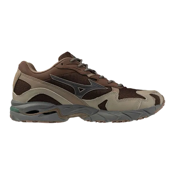 미즈노 (공용) 웨이브 라이더 10 Mizuno Wave Rider 10 Chicory Coffee Vintage Khaki Fossil D1GA256302